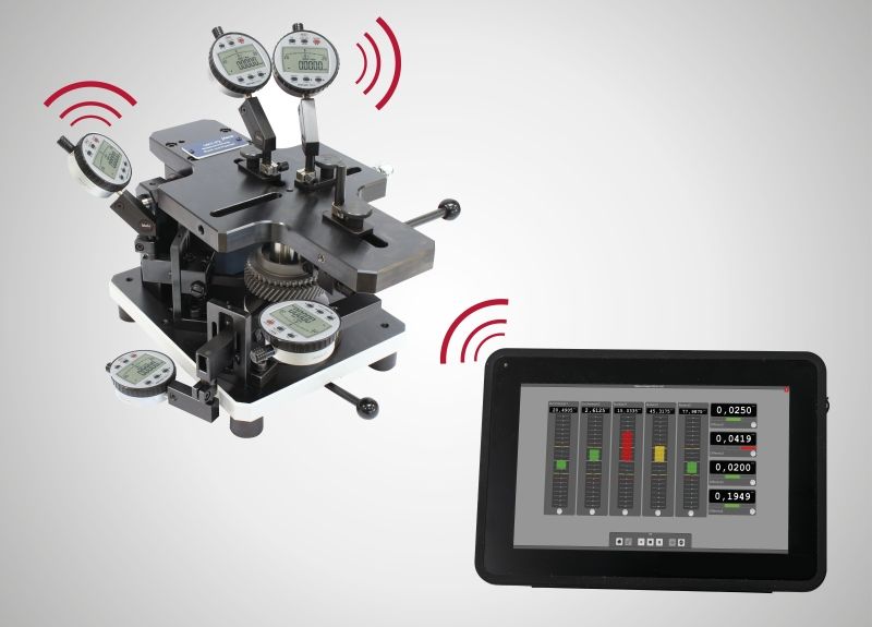 Individuelle Messlรถsung mit Integrated Wireless-Datenรผbertragung.