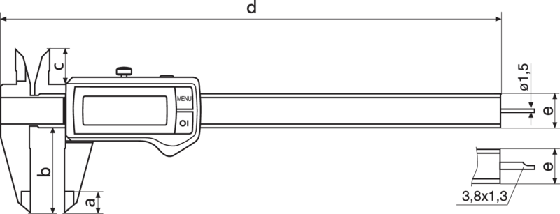 Dimensional drawing 1